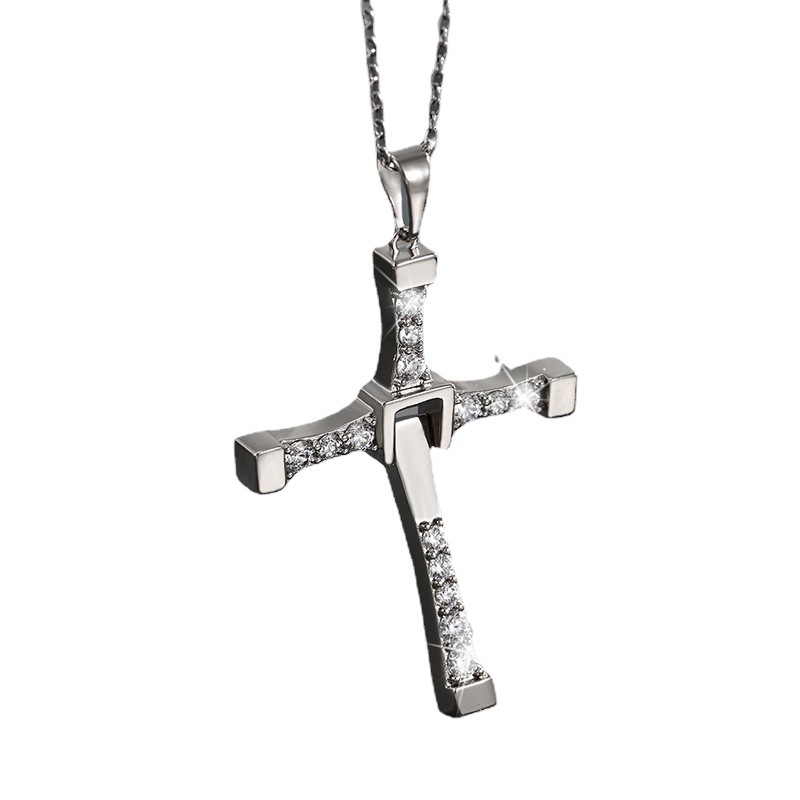 Xuping joyería Cruz colgante hembra nicho diseño de alto grado de luz de lujo de los hombres collar de moda colgante accesorios al por mayor