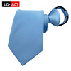 Tie with zipper, suit, decorations, 8cm