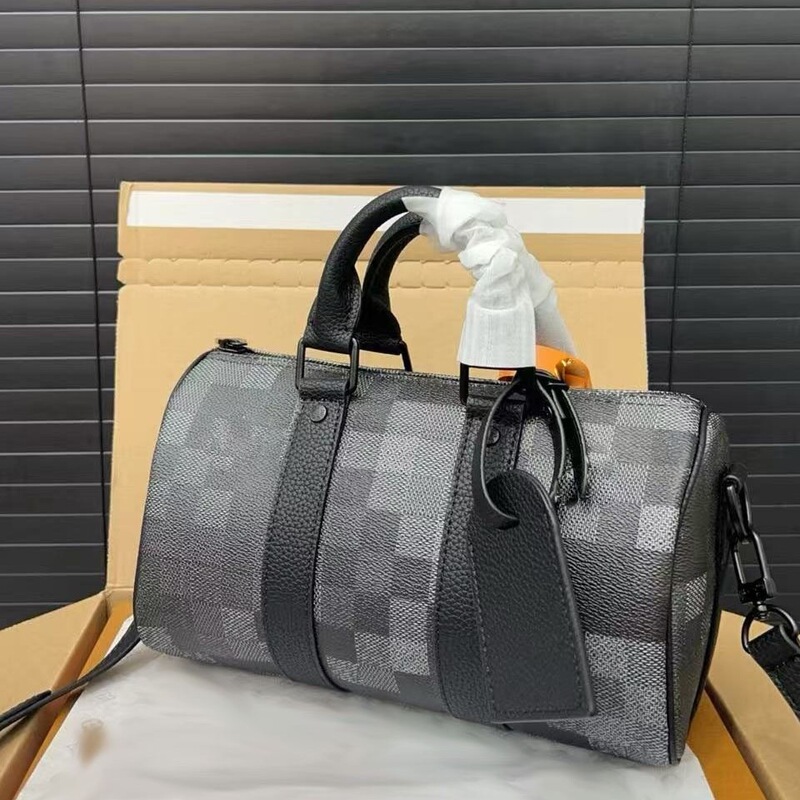 New unisex color-blocked pillow bag, embossed shoulder bag, roller bag, cylindrical bag, fashionable crossbody bag, couple's bag