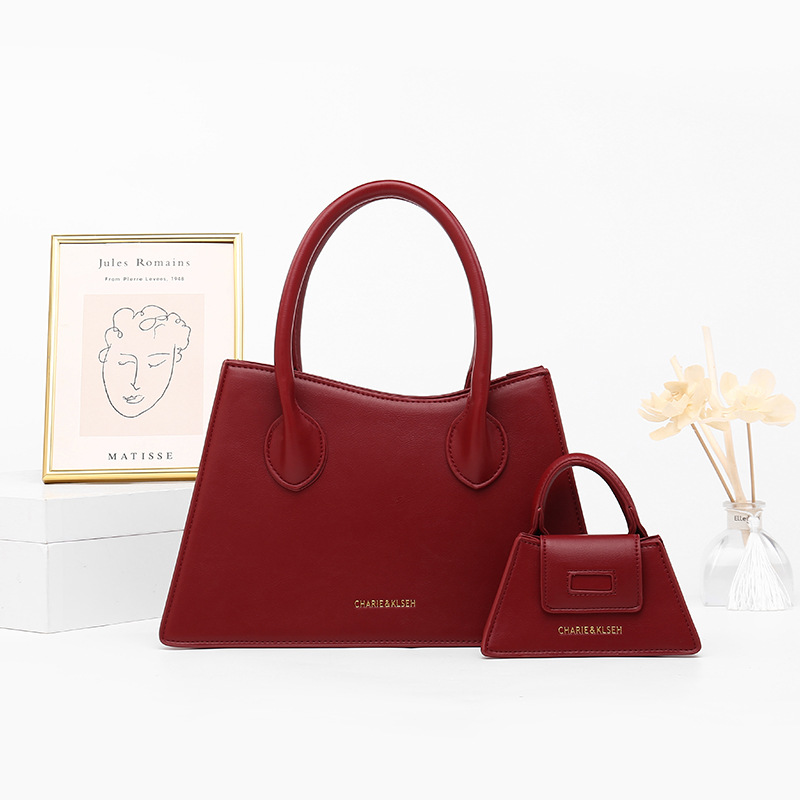 Bolso de Novia Rojo 2025, Nuevo Bolso de Moda de Lujo Ligero para Mujer, Bolso de Mano de Alta Gama, Bolso Cruzado para Novia