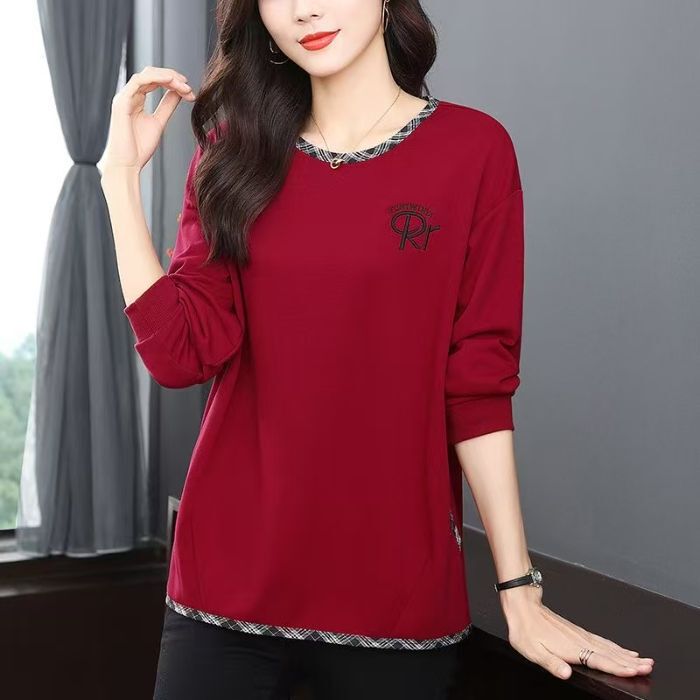 Cross-border Spring and Autumn Clothing 2022 New Middle-aged Mother Women's Hooded Sweat Women's plus size Loose Jacket Tide