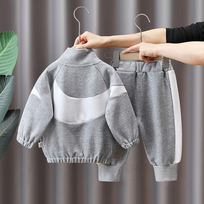 Sports Two Piece Handsome 1-13 Year Old Boys Spring and Autumn Set Fashionable Clothes Baby Children's Clothing_voghion.com