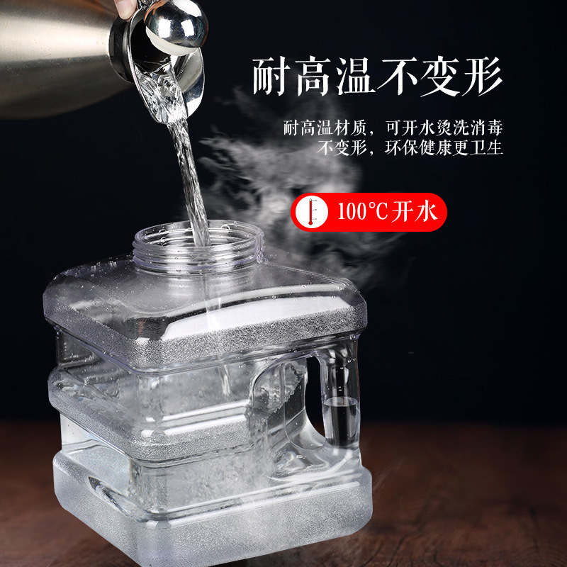 水桶家用储水用功夫茶具桶装纯净矿泉水车载户外水箱PC透明饮水桶|undefined
