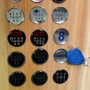Gear Shift Head Sticker, Wave Stick Head Gear Sticker, 5Th Gear, 6Th Gear, Iveco Truck R24 Manual Transmission Gear Head Cab