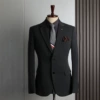 Dark gray double buckle (single -piece jacket)