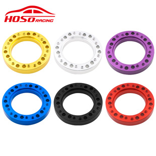 Auto parts modification conversion steering wheel hub adapter black universal aluminum alloy steering wheel pad