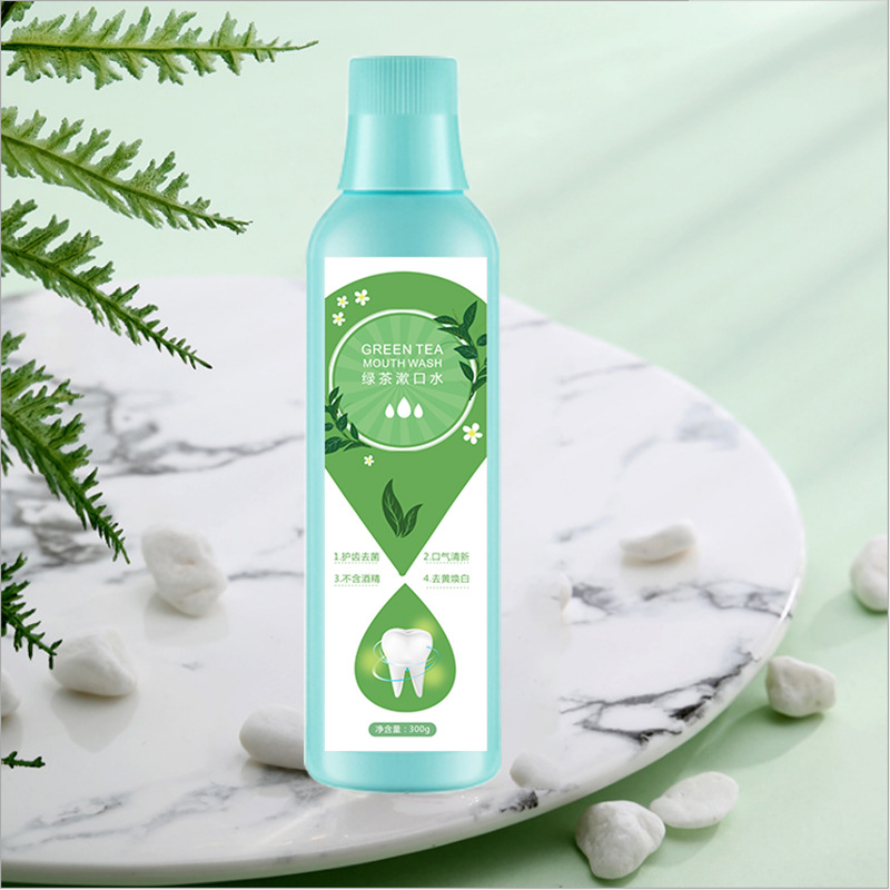 伊芝净绿茶漱口水呵护牙龈清洁口腔清新口气漱口水口腔护理批发|ru
