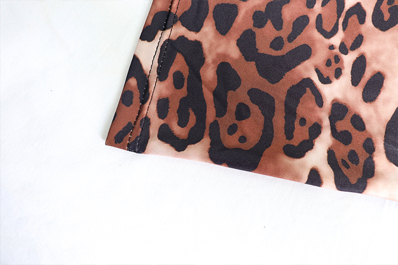 Sexy Leopard Print Lace-Up Slip Dress NSJYF57984