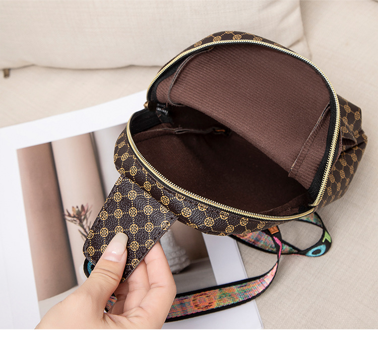 Women's Gender Vintage Style Style Women's Vintage Style Printing Pu Leather Waist Bags