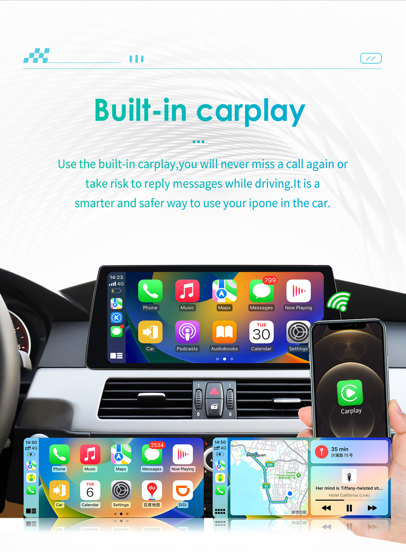 Suitable for 09-10 Bmw 5 Series E60 E61 E63 E64 Android Smart Large Screen Car Navigator Gps