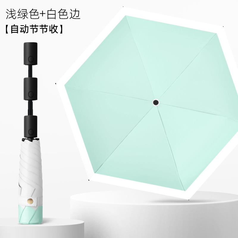 70% off 超軽量傘 全自動超軽量羽根傘 ブラックコーティング 紫外線防止 日傘 広告ギフト傘 ロゴ印刷|undefined