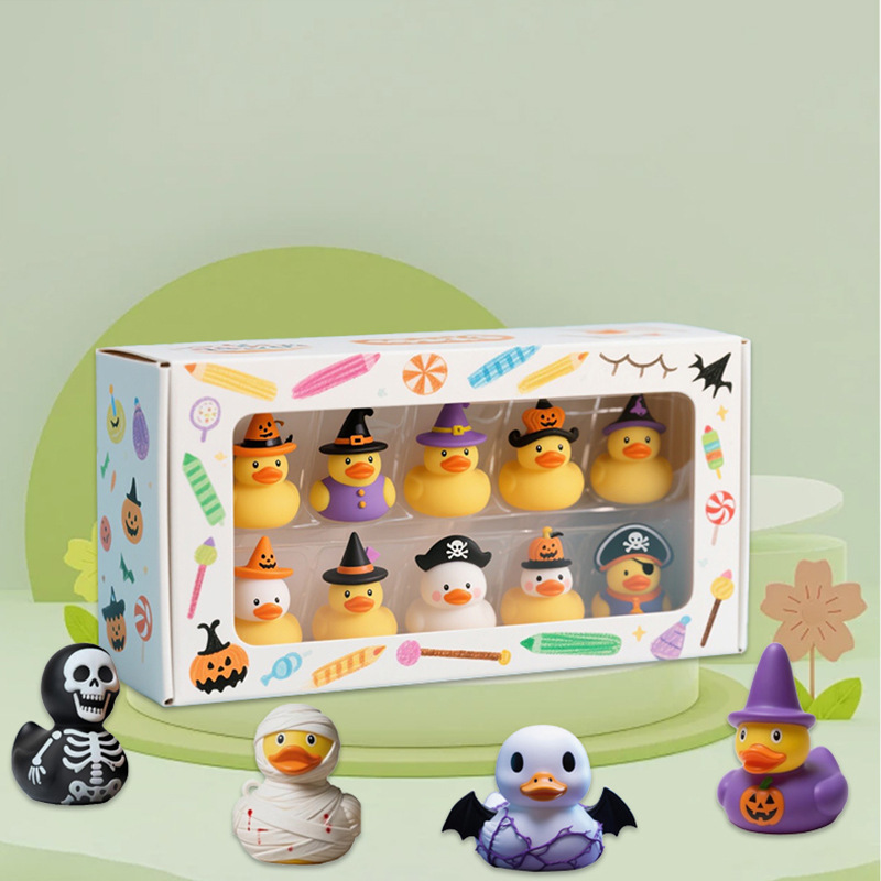 ハロウィンアヒルのおもちゃ、お風呂や水遊び、小さな黄色いアヒル、ピンチと音、遊園地のビニールアヒルメーカー卸売|undefined