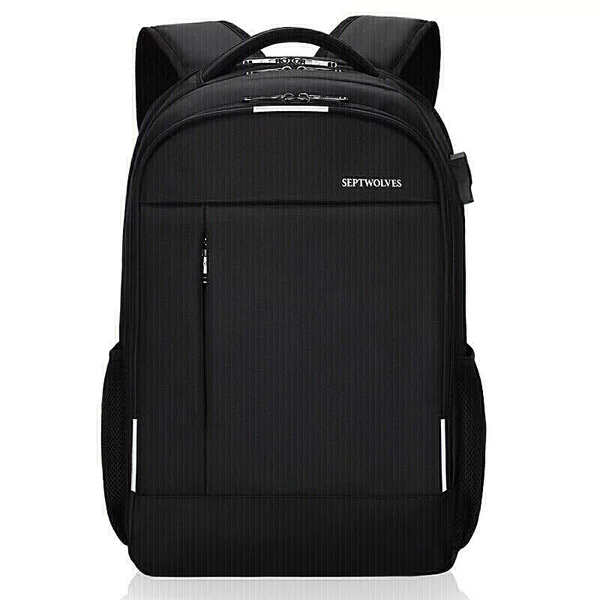 Septwolves backpack backpack men and women 17.3 inch laptop bag business CD001837-3A