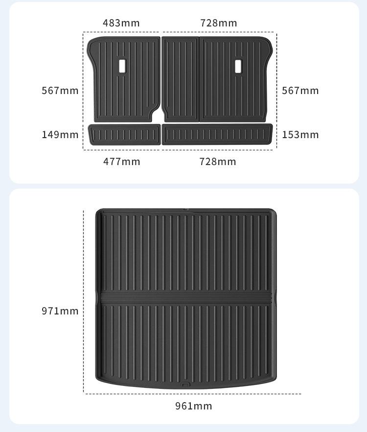 Car Floor Mats for AION Hyper HT 2023, Full Environmental TPE