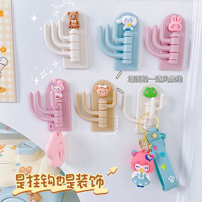 Donation -free hook cute no trace three -hook wall strong paste load…