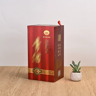 白酒包装盒定制印刷logo单支装酒类卡盒特种纸烫金红酒盒定做礼盒