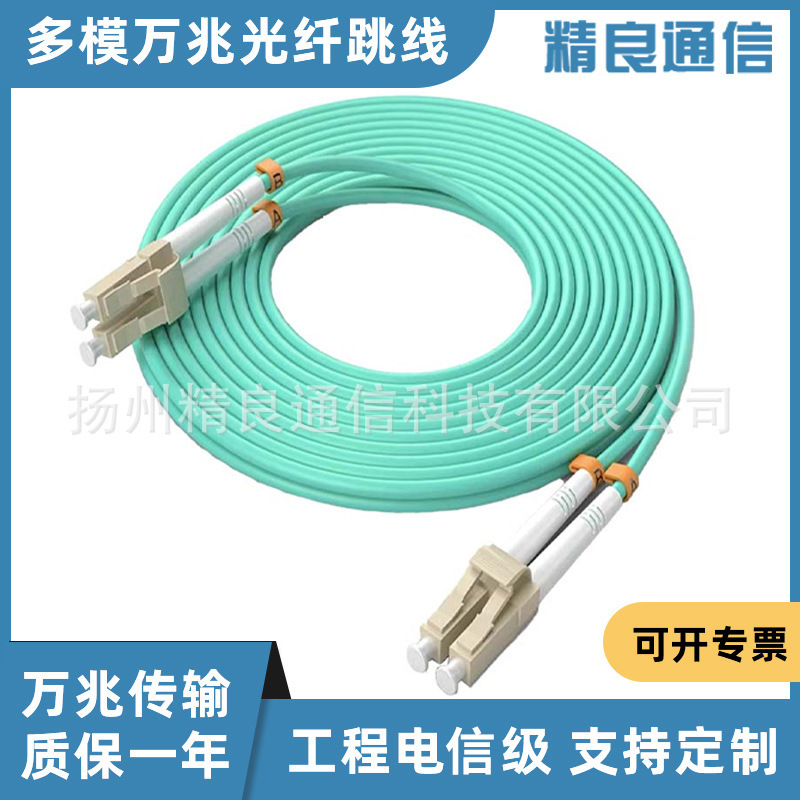 Telecom Grade 10g Multi-Mode Optical Fiber Jumper Lc-Lc Om3 Multi-Mode Dual-Core Lc Pigtail 3m 5m Telecom Grade 10g Multi-Mode Optical Fiber Jumper Lc-Lc Om3 Multi-Mode Dual-Core Lc Pigtail 3m 5m