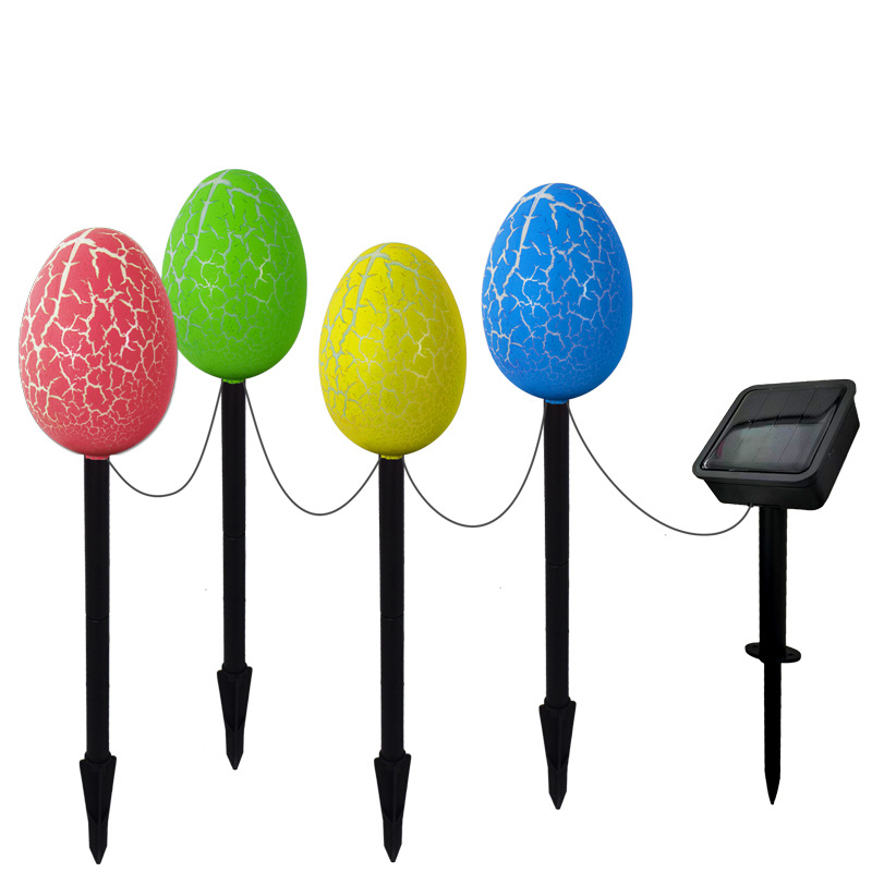 Al Aire Libre solar huevo de Pascua impermeable paisaje jardín decoración linterna jardín diseño tierra enchufe noche Luz