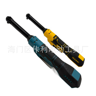 Cross-Border Foreign Trade New Extended Lithium Battery Ratchet Wrench Brushless Stage Construction Rubber-Coated Model Convenient