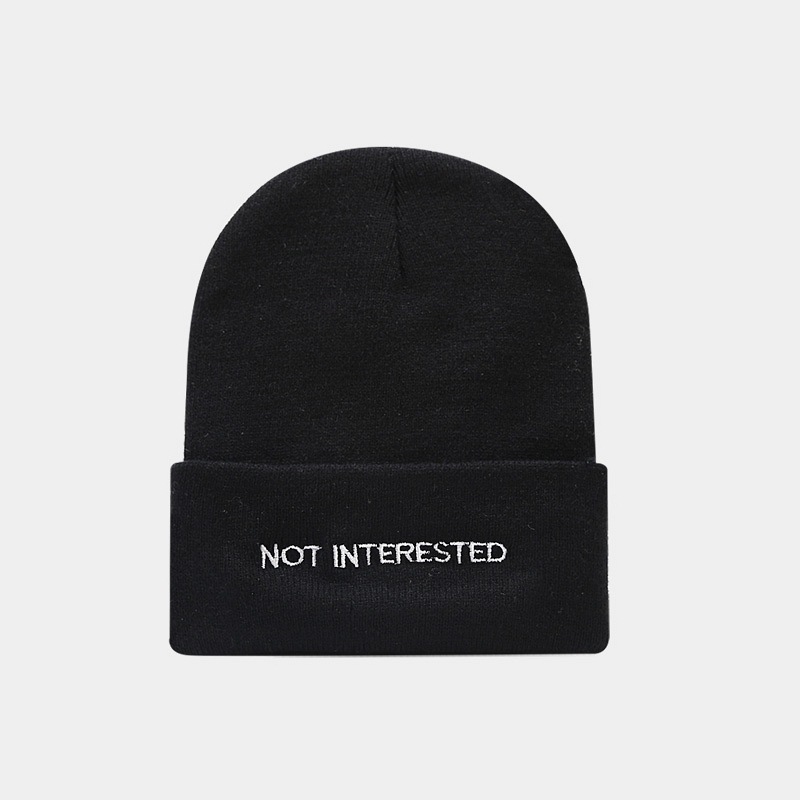 126g Weight Wool Cap Hats Type Daily Occasion Acrylic Material Letter, Rose Pattern Autumn Season Women'S Gender Embroidery Design Fashion Style Crimping Rim Women's Fashion Letter Rose Embroidery Crimping Wool Cap 22