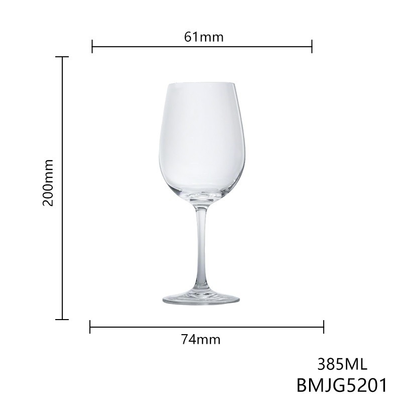 385ML 콜드 컷 레드 와인 잔 BMJG5201