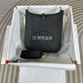 半手缝蜡线Evelyne伊芙琳16/29cmTC头层牛皮单肩斜挎百搭包