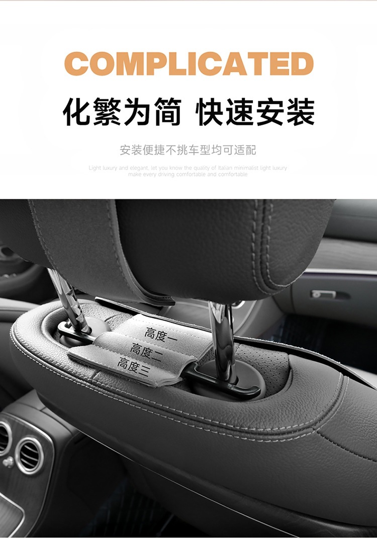 2026 New Crown Suede Leather Car Seat Cushion, Suitable for All Seasons, Small Waist Design, Model MA12
