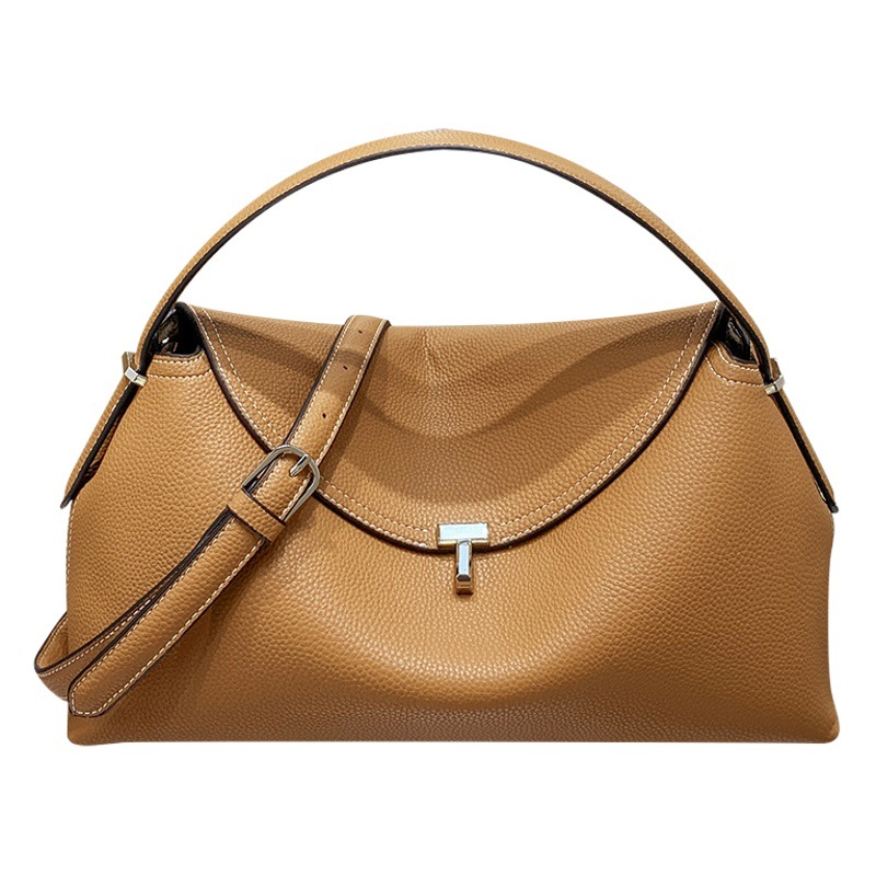 Bolso crossbody de alta textura 2024 primavera y verano nueva moda todo partido moda lujo nicho de cuero suave hombro cercanías mujeres