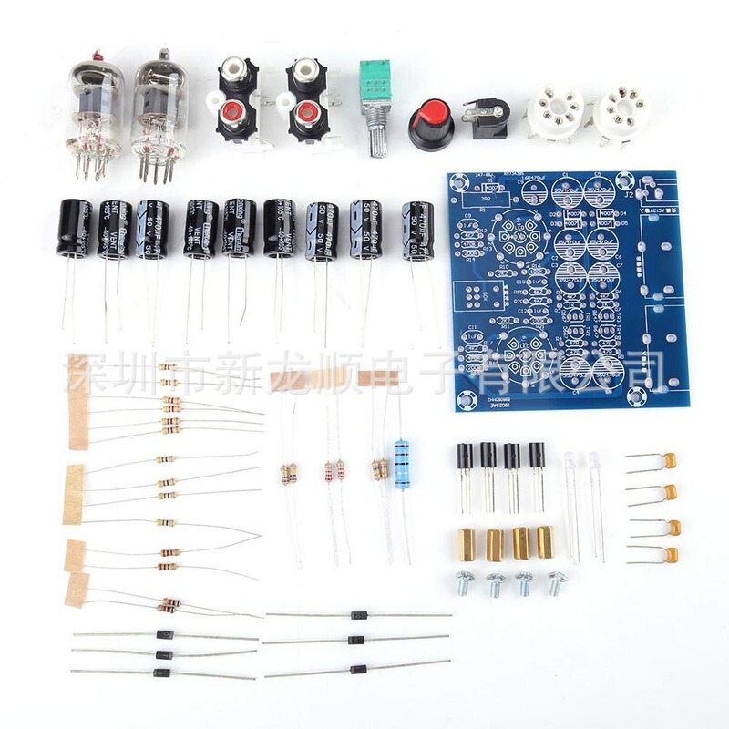 Gallbladder machine diy kit electronic tube power amplifier fever 6J1 audio front speaker power amplifier board welding assembly parts