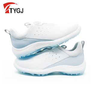Golf Women's new sneakers rubber sole non-slip Breathable Nail-free shoes waterproof comfortable grip strong rotating buckle