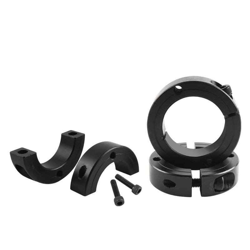 SCSPT分离型双螺纹平面顶丝孔固定环夹紧夹轴限位环轴环固定底座