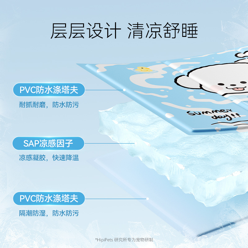 Perros de verano jugando en el agua de verano para cachorros almohadillas de hielo para perros pequeños y medianos para enfriar y prevenir el golpe de calor