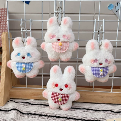 Cartoon handmade plush doll pendant Pluş açarlıqlar