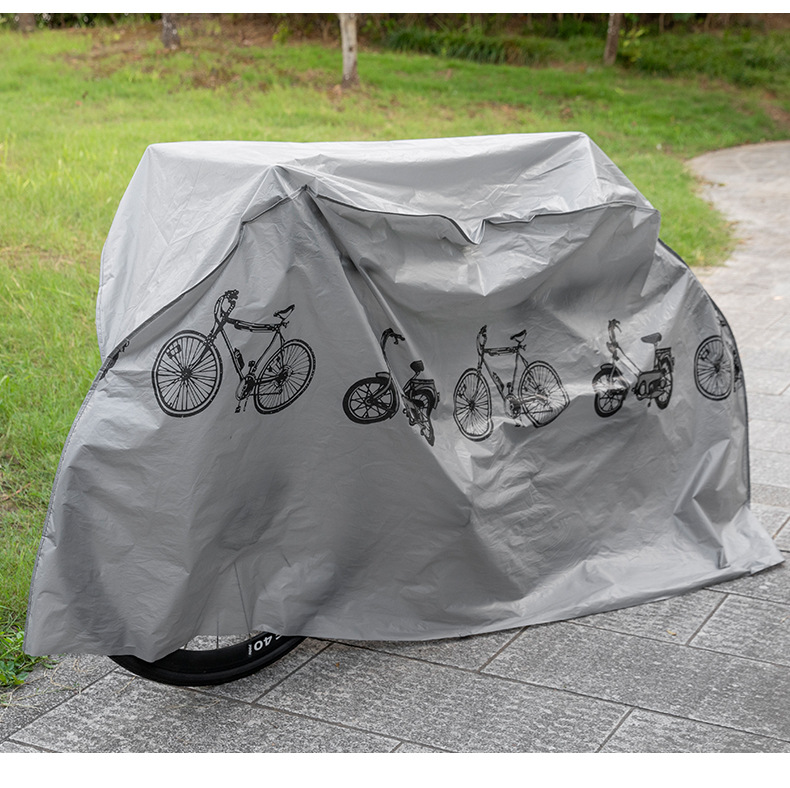 3D Bicycle Cover, Motorcycle Cover, Peva New Material, Rainproof and Sunproof, Electric Scooter Cover, Dustproof Bicycle Cover