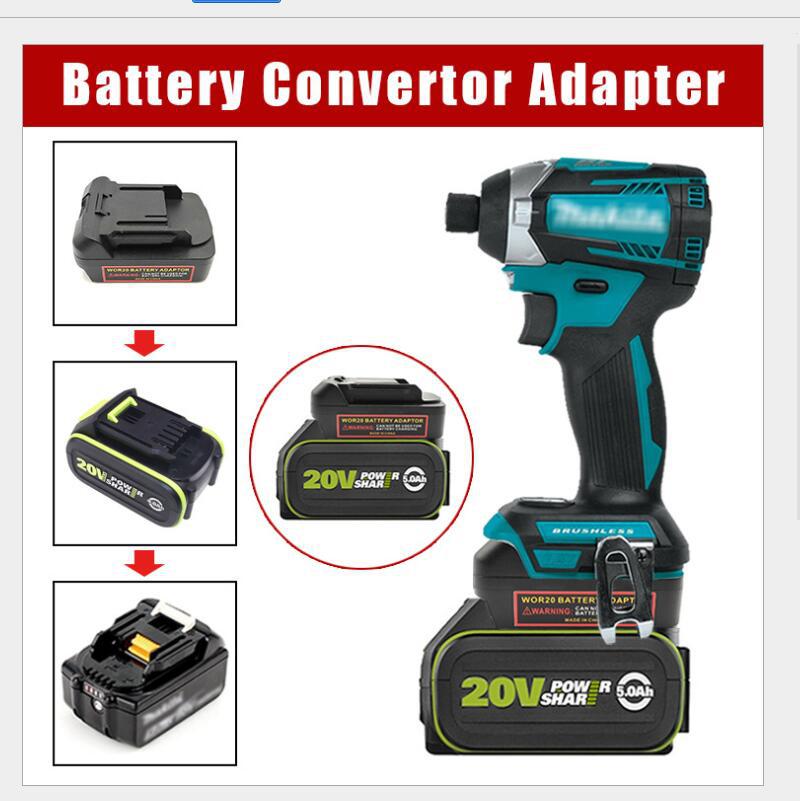 GWB18MTL转换适配器在Ma牧kita田工具用WORX威克士5PIN绿色锂电池