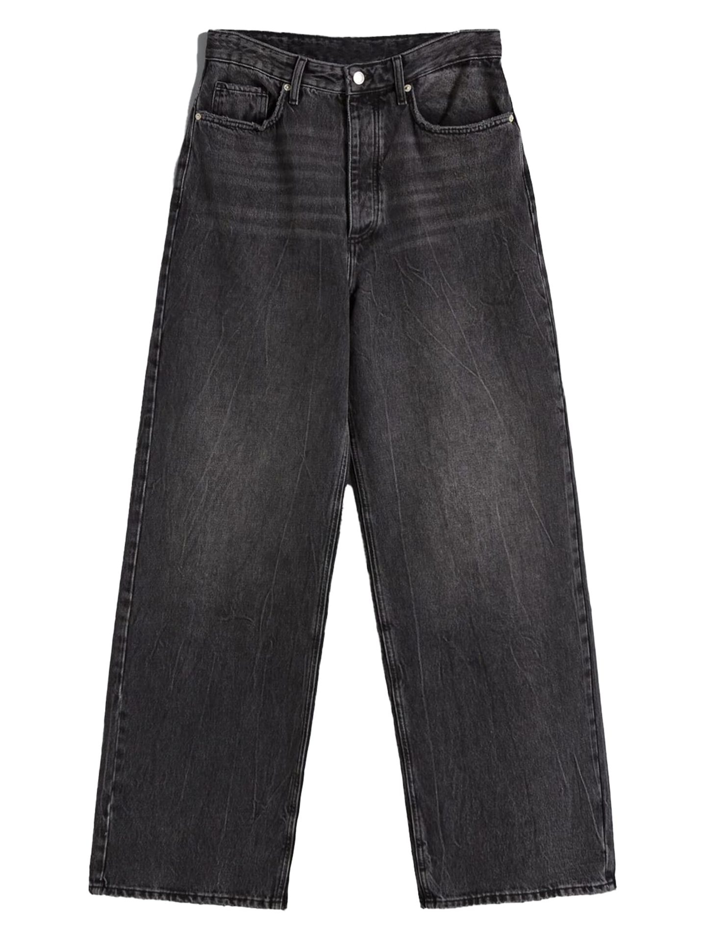 Women's Gender Streetwear Style Women's Daily Streetwear Solid Color Full Length Jeans