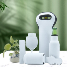 多色现货潜水料全家桶可乐罐红酒杯套 隔热防摔氯丁橡胶杯套