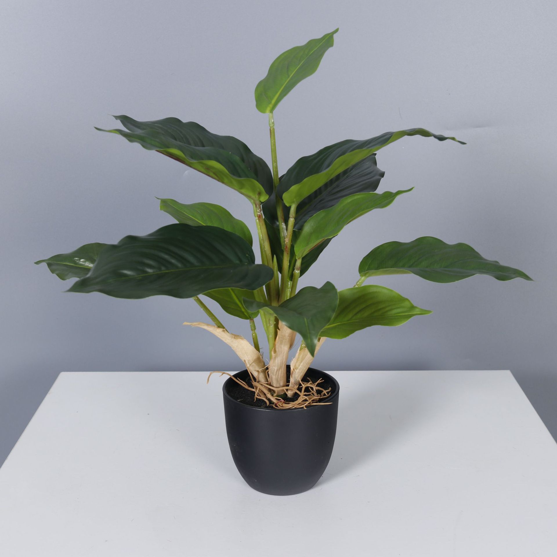 Gran planta de simulación nórdica, plátano viajero, girasol, árbol falso, planta en maceta, decoración de la sala de estar, planta verde de simulación