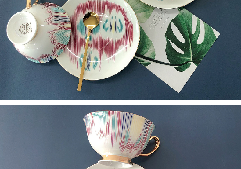 轻奢欧式骨瓷咖啡杯碟厂家批发