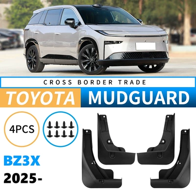Suitable for Toyota Platinum Smart BZ3X 2025 foreign trade cross-border mudguard car front and rear tire mudguard modification
