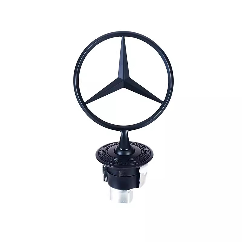 メルセデス・ベンツEクラス、Sクラス（W211）用、黒色エンブレム、金色エンブレム、E300、S350、ボンネットエンブレム、車エンブレム|undefined