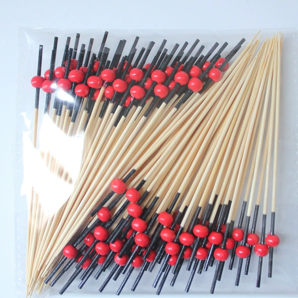 Black pole and red ball
