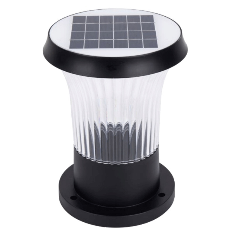 Exportación de comercio exterior ABS lámpara de césped al aire libre plástico solar de carga sin cableado pared impermeable lámpara de pilar patio