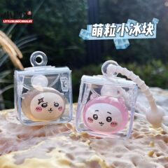 小盲騎超Q萌粒小氷4*4cm小ストラップ人形バッグ外出展示防塵透明収納バッグ谷美