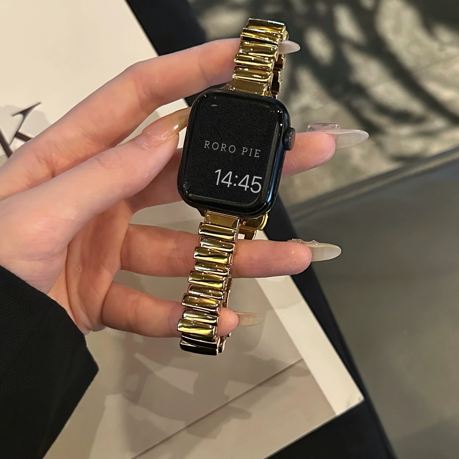 Новый неровный металлический ремешок Apple для applewatch тонкий ремешок iwatch78910