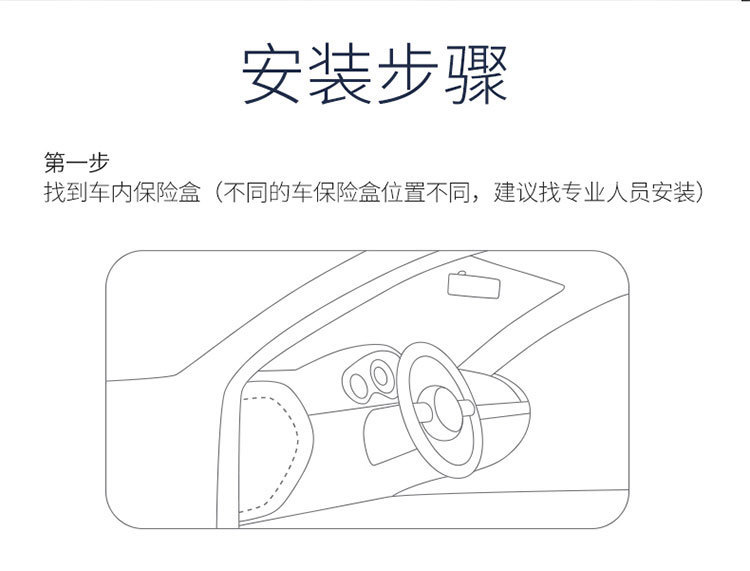 2.5A Dashcam Car Voltage Reducer Cable 12~24V to 5V Low Voltage Protection Hidden Installation Power Supply