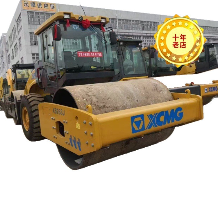 Exportación de comercio exterior XCMG 12 toneladas rodillos vibratorios de segunda mano rodillos de acero de segunda mano 12T