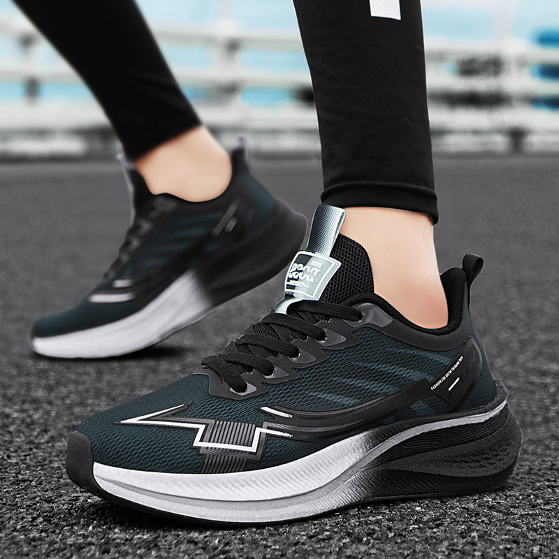 Comercio exterior 48 zapatos de corrida de carbono de cuero para hombres zapatos deportivos de maratón profesional zapatos de entrenamiento físico para estudiantes