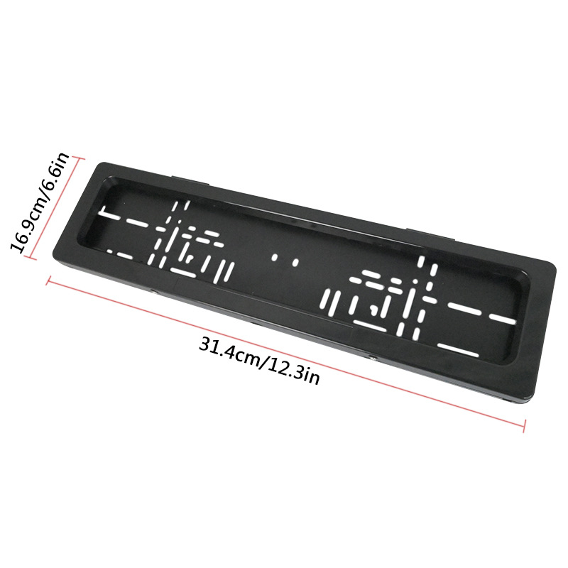 Cross-Border Supply Xclpf European Standard Electric Foreign Trade License Plate Frame Suitable for European Standard License Plate European License Plate Protection Frame