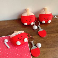 仿真乒乓球airpods pro适用苹果蓝牙无线耳机套1/2/3代可爱保护壳